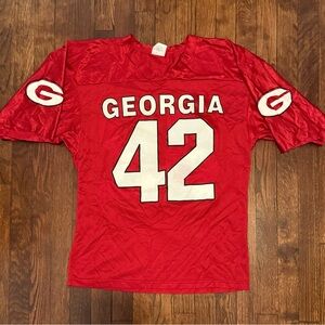 VTG 90s Off The Bench Georgia Bulldogs UGA College Football Jersey #42